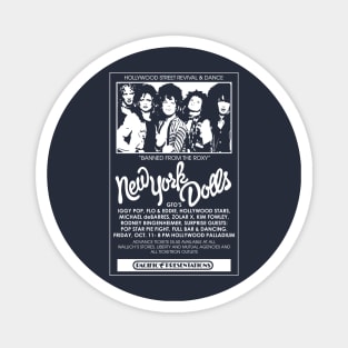 New York Dolls Show Poster Magnet